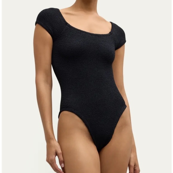 NWT Hunza G Grace swimsuit in black one size - Picture 4 of 5